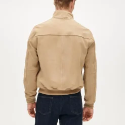 Harrington jacket in Italian suede