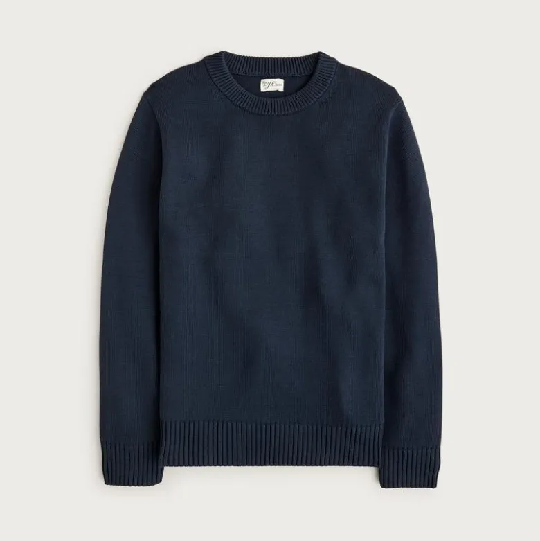 Heritage cotton crewneck sweater