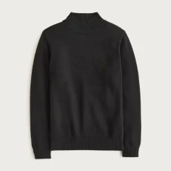 Heritage cotton mockneck sweater