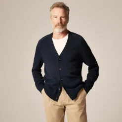 Heritage cotton V-neck cardigan
