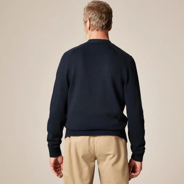 Heritage cotton V-neck cardigan