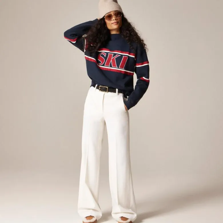 Heritage fleece "Ski" graphic sweatshirt