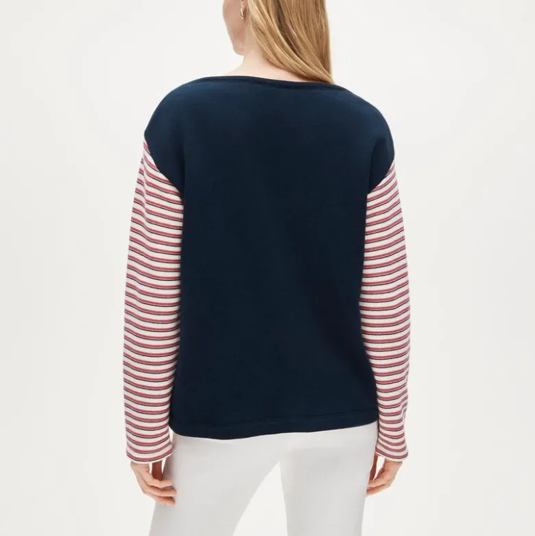 Heritage terry boatneck sweatshirt