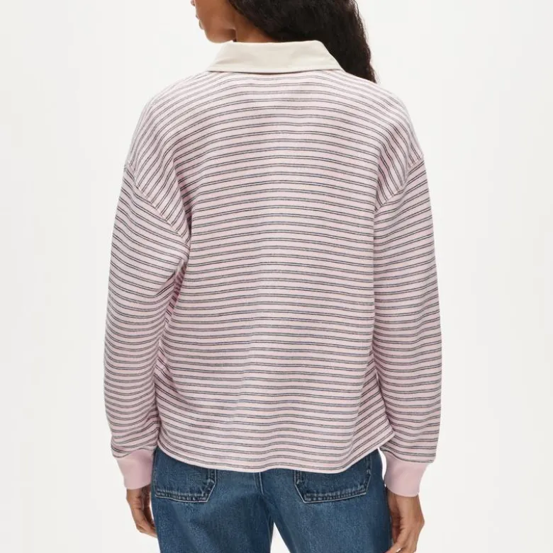 Heritage terry relaxed rugby sweatshirt