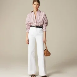 High-rise denim trouser jean