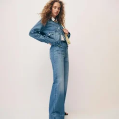 High-rise Sailor denim trouser in 1996 semi-stretch