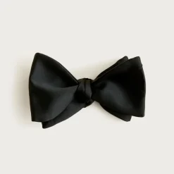 Italian satin bow tie
