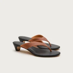 Jelly kitten-heel sandals