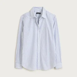 Jules classic-fit shirt in striped cotton poplin
