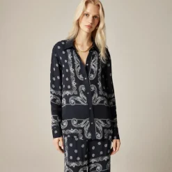 Jules classic-fit shirt in bandana print