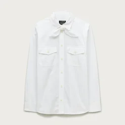 Jules classic-fit tie-neck shirt