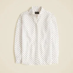Jules club-collar shirt in dot print