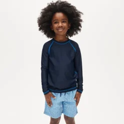 Kids' baseball rash guard