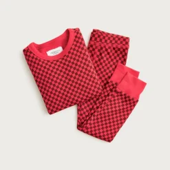 Kids' long-sleeve printed pajama set