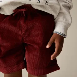 Kids' pull-on short in wide-wale corduroy