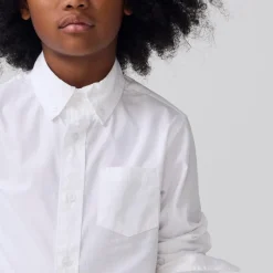 Kids' Secret Wash shirt in poplin
