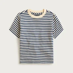 Kids' short-sleeve crewneck T-shirt in stripe