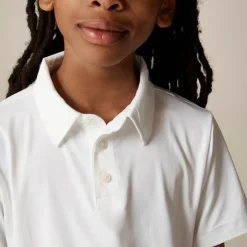 Kids' short-sleeve performance polo shirt