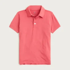 Kids' short-sleeve performance polo shirt