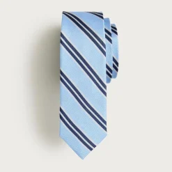 Kids' silk tie in stripe