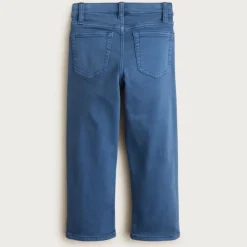 Kids' Straight-fit garment-dyed stretch jean