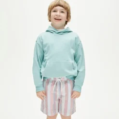 Kids' swim trunk in seersucker