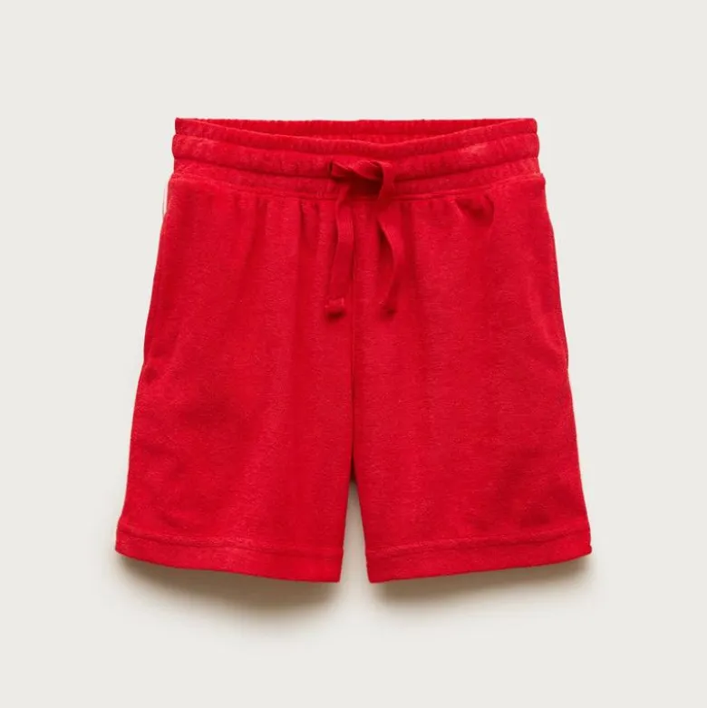 Kids' tipped short in towel terry