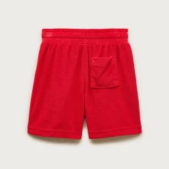 Kids' tipped short in towel terry