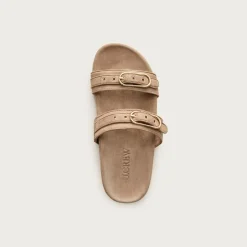 Kira buckle sandals in suede