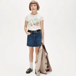LADURÉE X Crewcuts girls' macaron graphic T-shirt with sequins