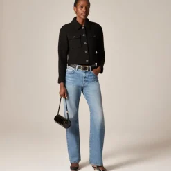 Lady jacket in Italian boiled wool