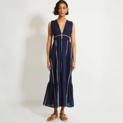 lemlem Lelisa V-neck dress