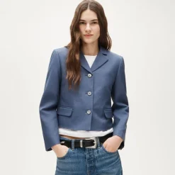 Lenore lady blazer in Gramercy linen blend