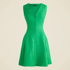 Linen mini dress