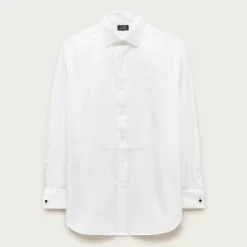 Ludlow premium fine cotton tuxedo shirt