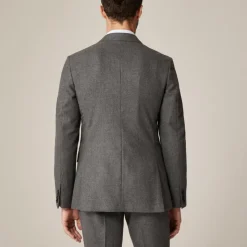 Ludlow Slim-fit suit jacket in English cotton-wool blend