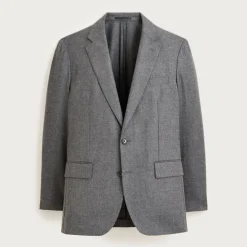 Ludlow Slim-fit suit jacket in English cotton-wool blend