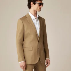 Ludlow Slim-fit suit jacket in Japanese cotton chino