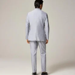 Ludlow Slim-fit suit jacket in Portuguese cotton oxford