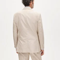 Ludlow Slim-fit suit jacket in Portuguese cotton oxford