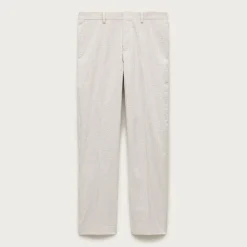 Ludlow Slim-fit suit pant in cotton seersucker