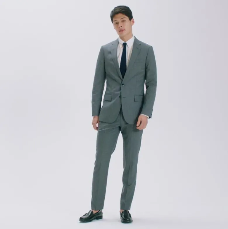 Ludlow Slim-fit suit pant in Italian worsted wool