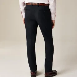 Ludlow Slim-fit suit pant in English cotton-wool blend