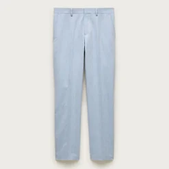 Ludlow Slim-fit suit pant in Baird McNutt Irish cotton-linen blend