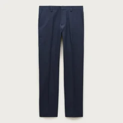 Ludlow Slim-fit suit pant in Baird McNutt Irish cotton-linen blend