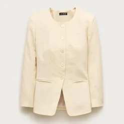 Margeaux lady jacket in Gramercy linen blend