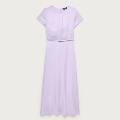 Mathilde dress in luster canvas