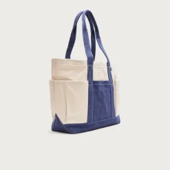 Medium seaport tote bag in washed canvas