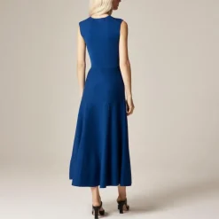 Merino wool midi dress