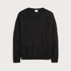 Merino wool V-neck sweater